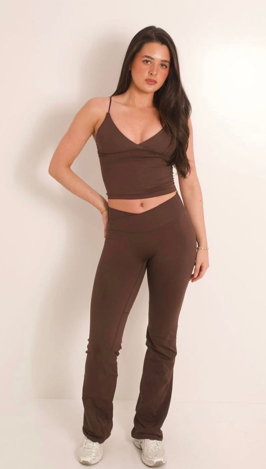 Chocolate Brown Define Flare set