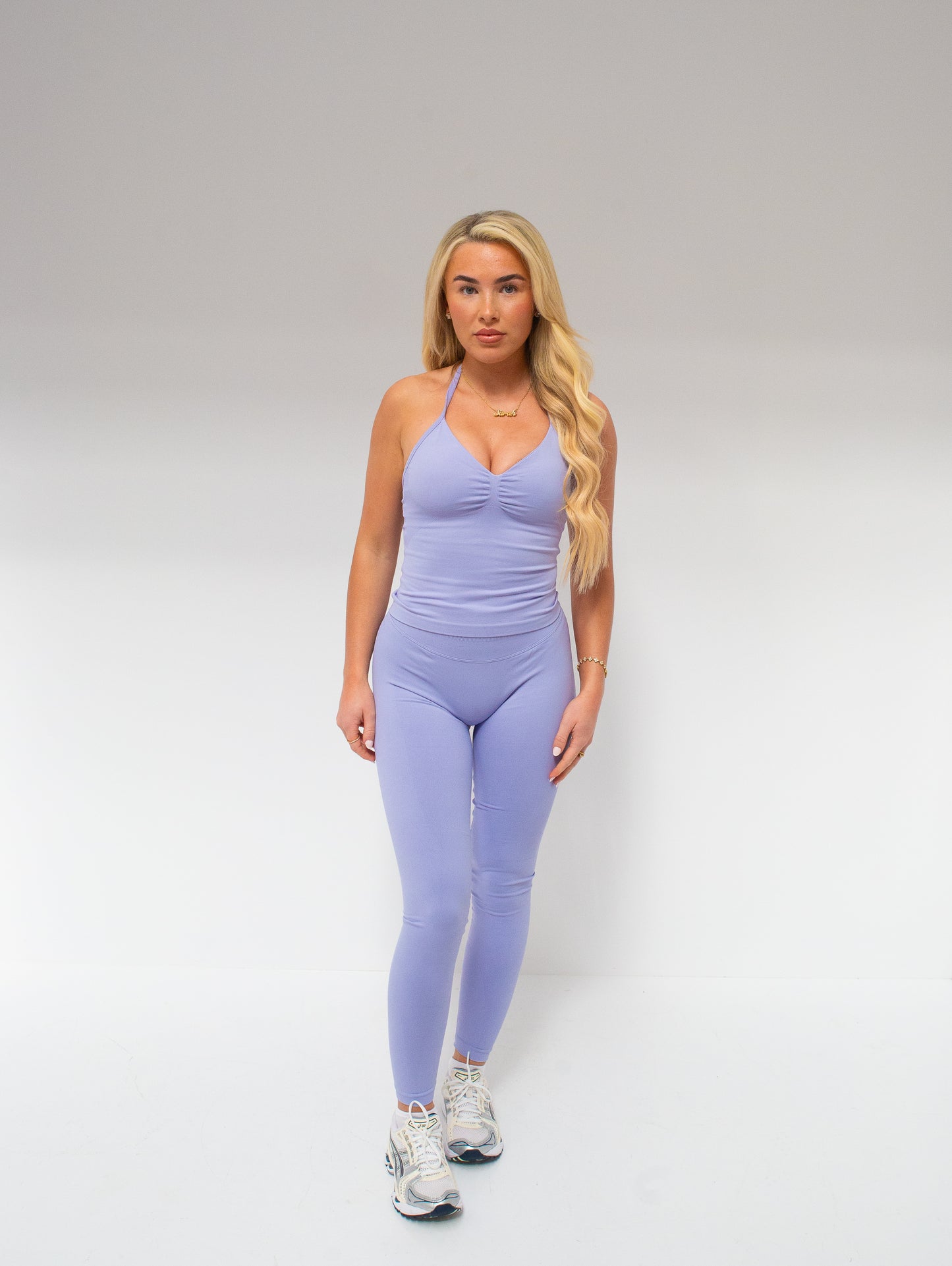 Lilac define halter neck set 💜