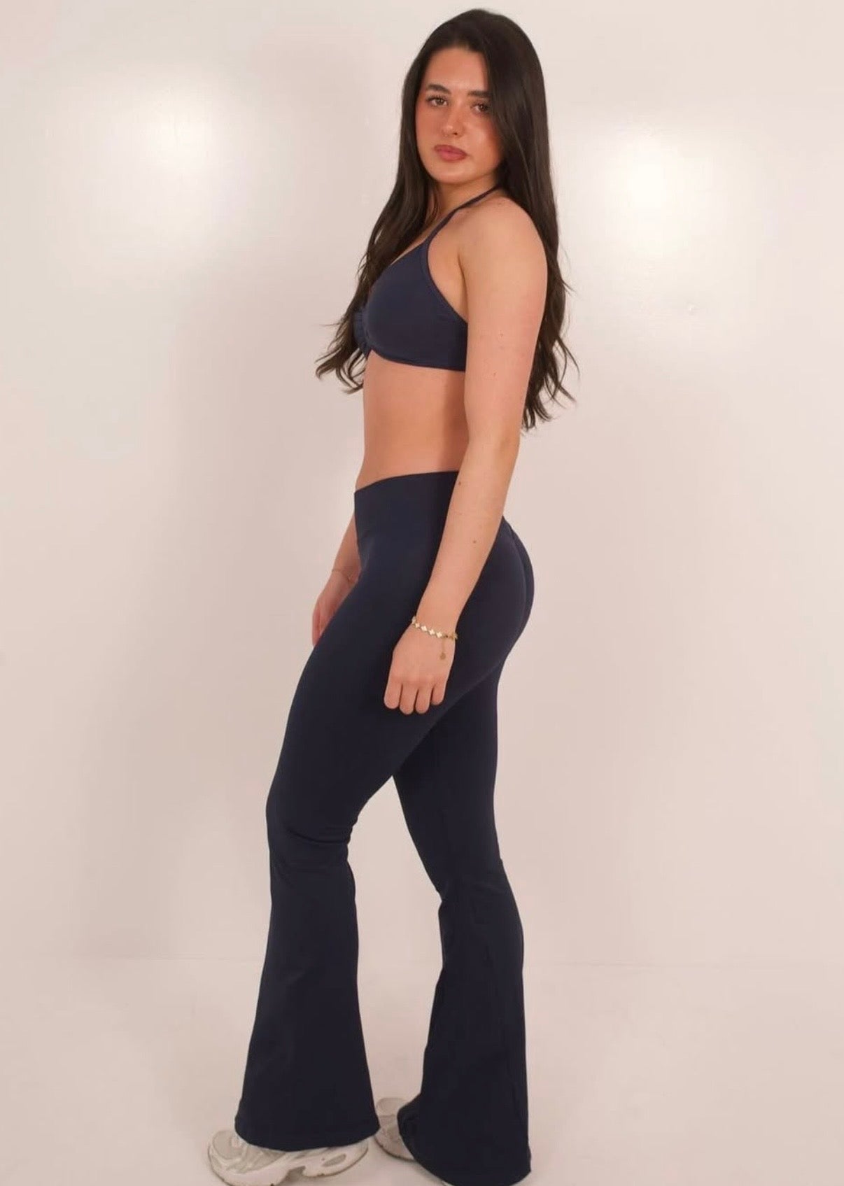 Navy Bra top & Flares