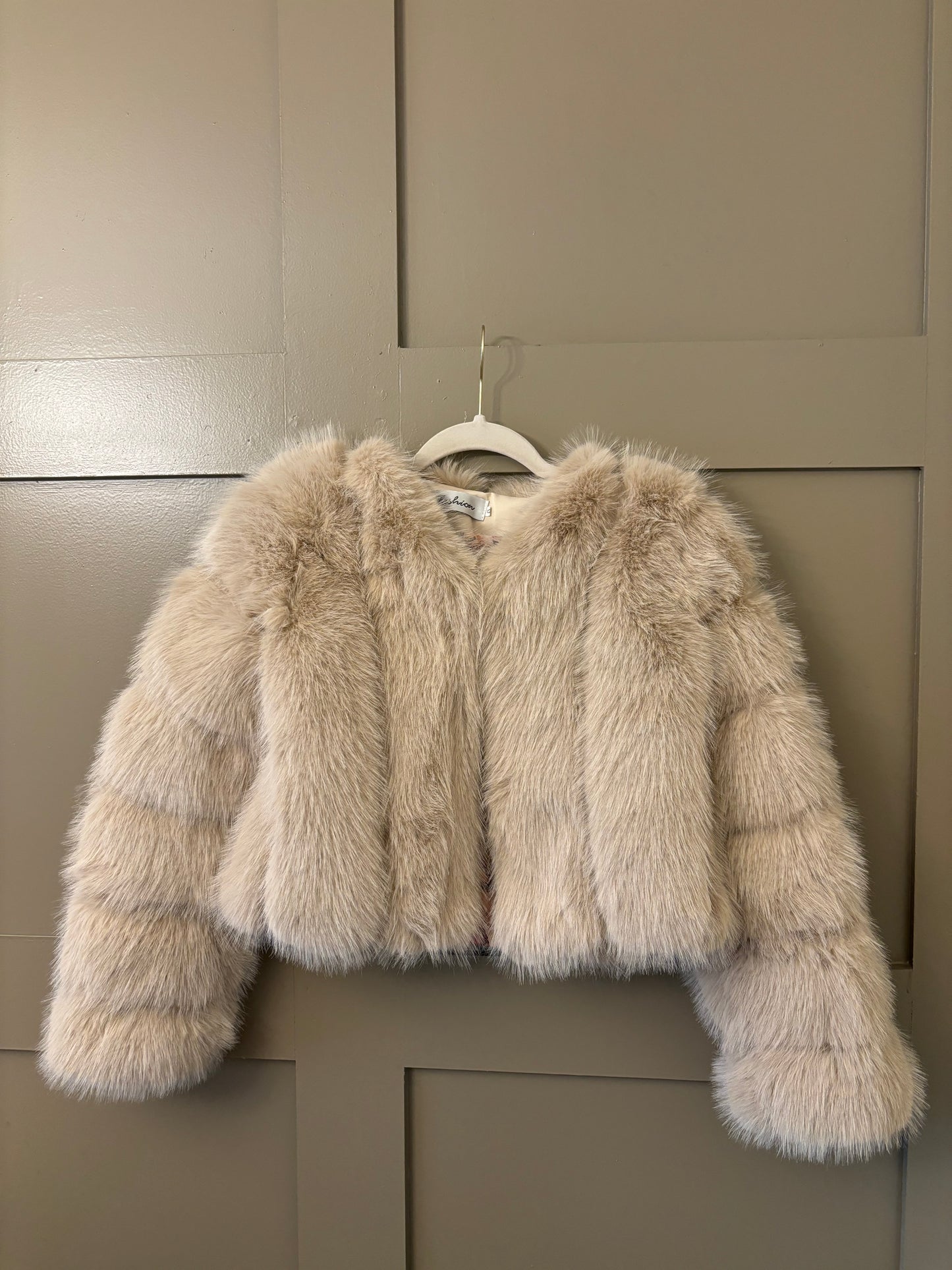 Cosy beige deluxe fur coat 🫶🏽
