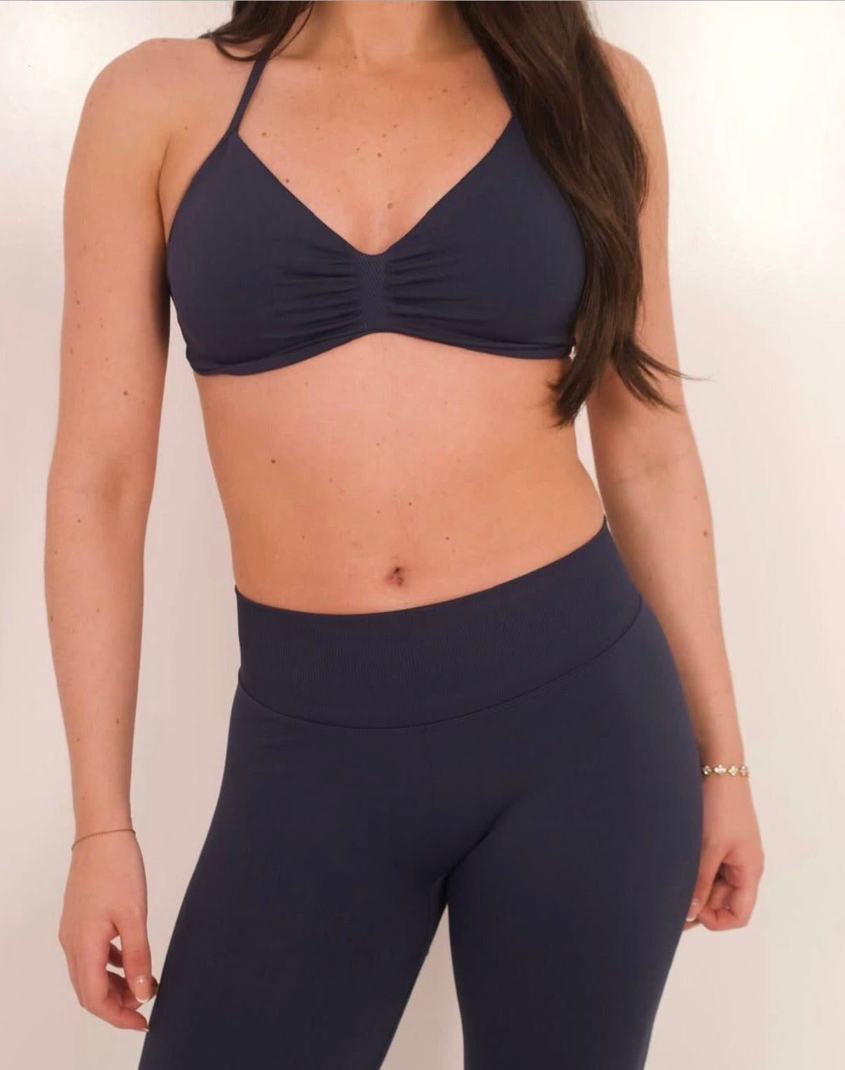 Navy Bra top & Flares