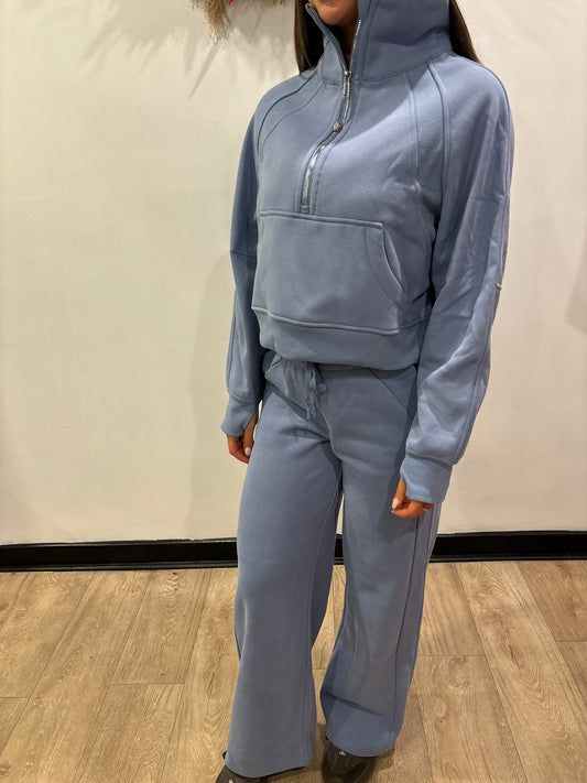 Icy blue lulu tracksuit
