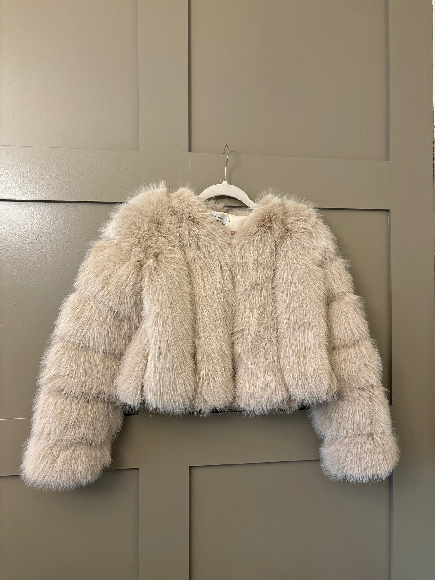 Cosy beige deluxe fur coat 🫶🏽