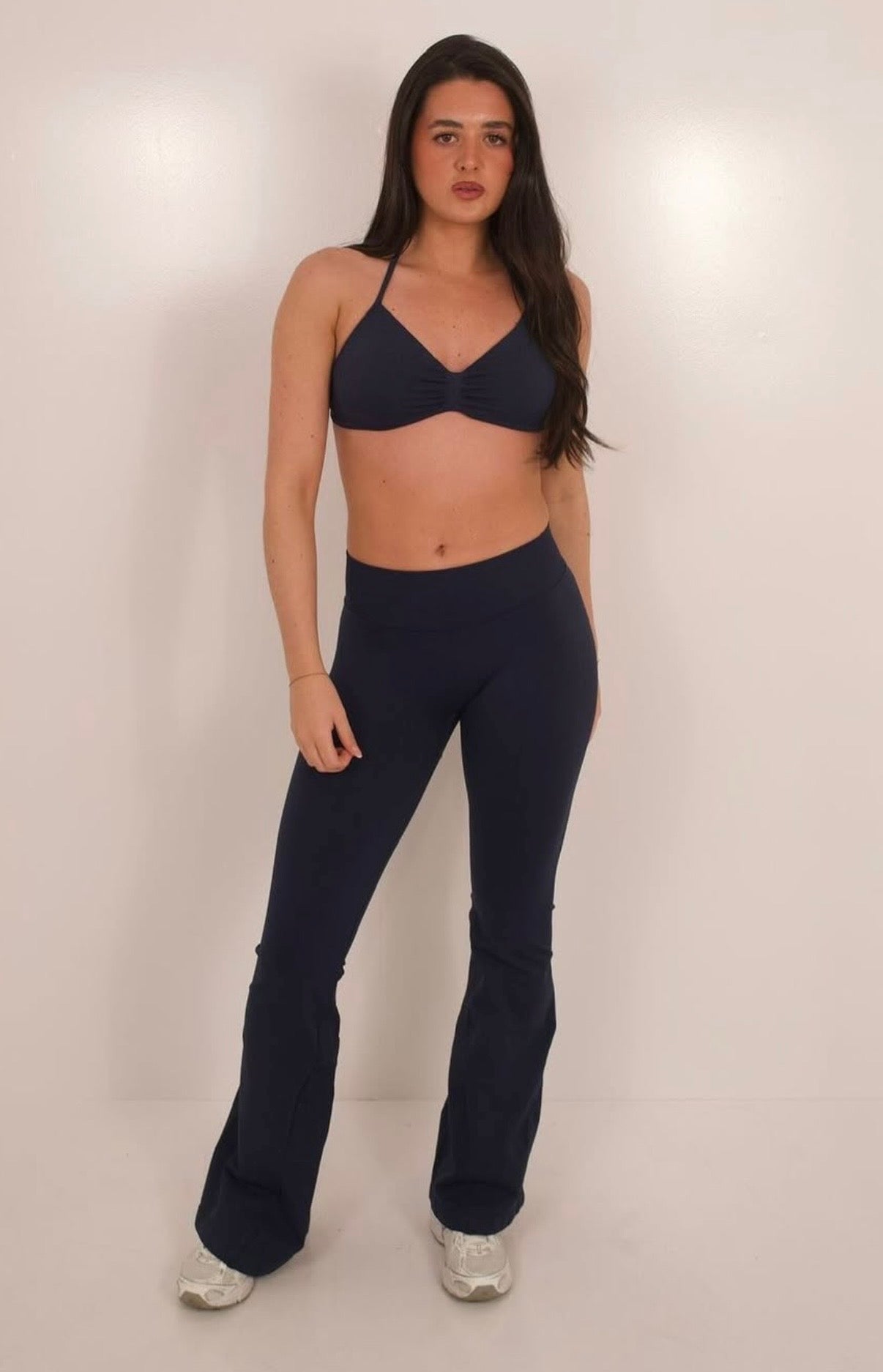 Navy Bra top & Flares