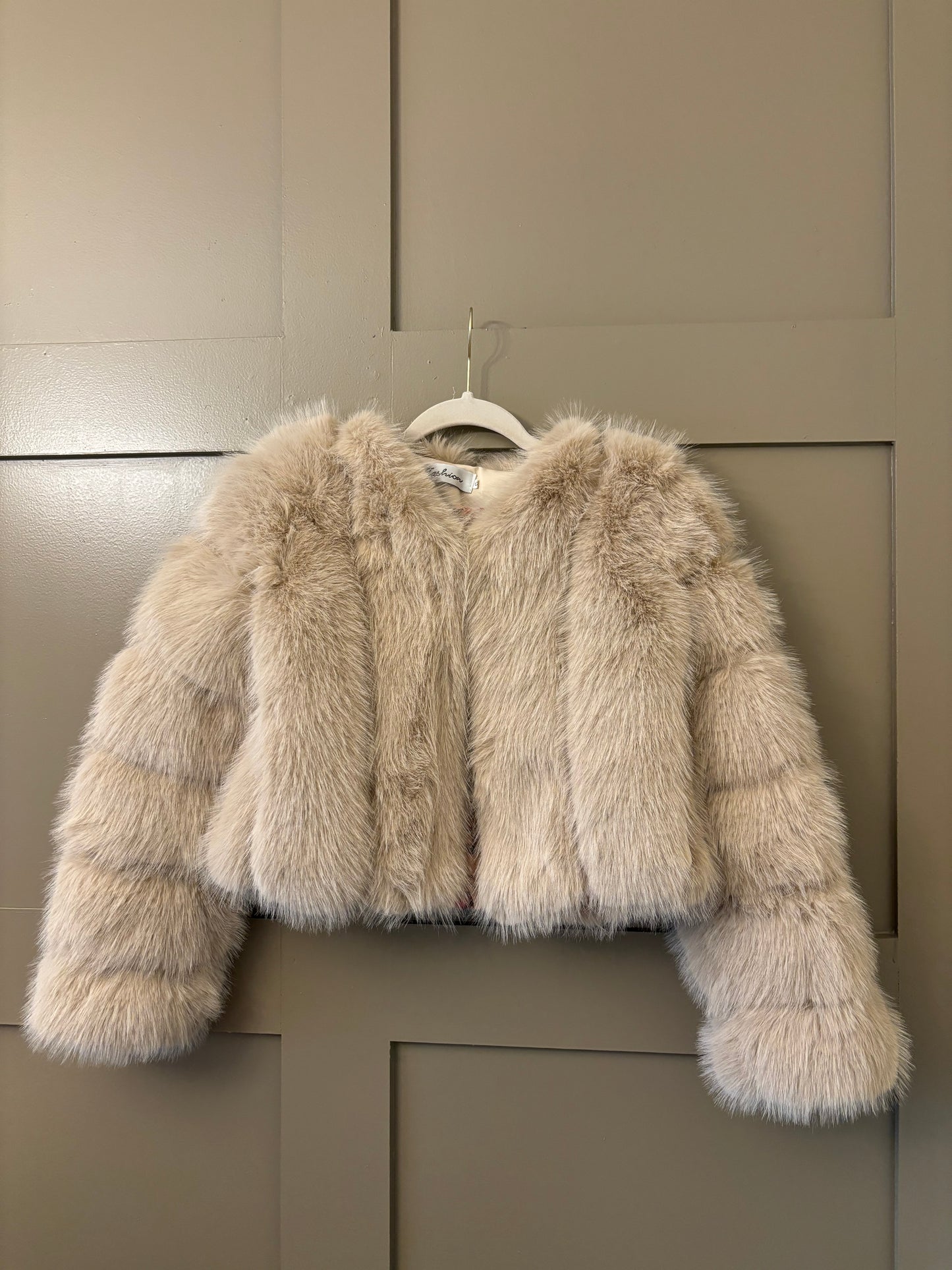 Cosy beige deluxe fur coat 🫶🏽